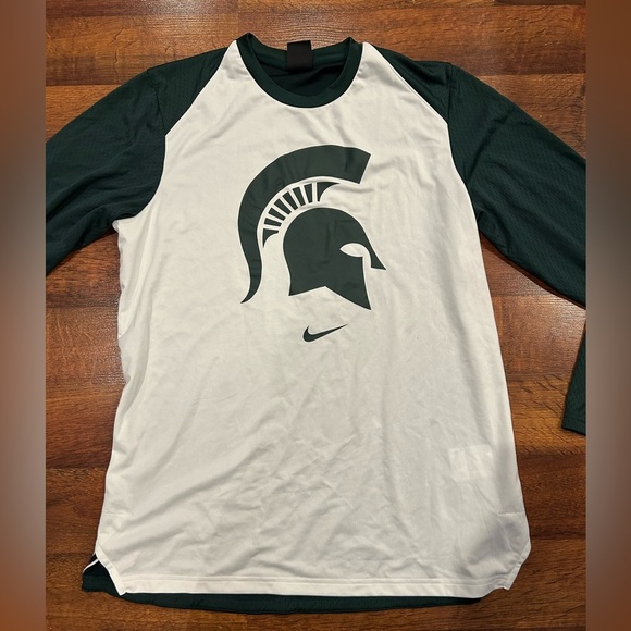 Nike Other - Nike Dri-Fit Elite Michigan State Spartans Shooting Shirt Jersey Men's Medium